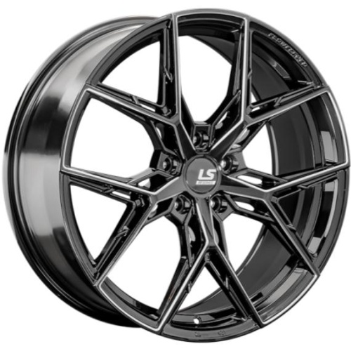 LS FlowForming RC82 9x21 5*114.3 ET30 DIA60.1 BK+SSF Литой