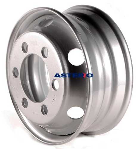 Asterro 6/222.25/164/125 6x16 6*222.25 ET125 DIA164 Silver Штампованный