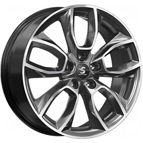K&K КР001 7x18 5*112 ET45 DIA57.1 Diamond black gris Литой