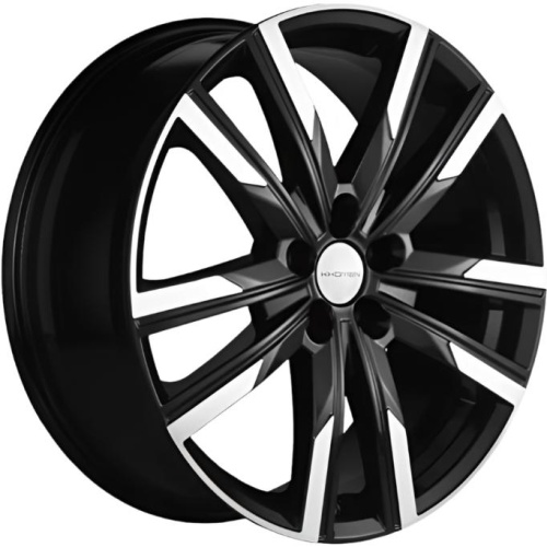 Фото колесного диска Khomen KHW 1905 7.5x19 5*114.3 ET51 DIA67.1 Black-FP Литой