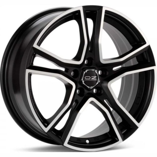 Фото колесного диска OZ Adrenalina 8x17 5*100 ET35 DIA68 Matt Black + Diamond Cut Литой