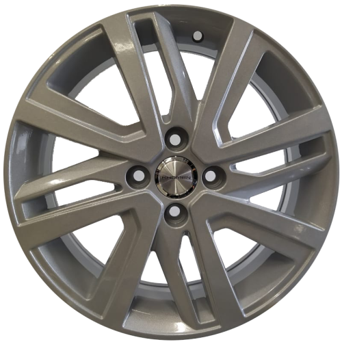 Фото колесного диска Khomen KHW 1609 6x16 4*100 ET41 DIA60.1 Gray-FP Литой