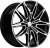 Khomen KHW 2105 11x21 5*112 ET43 DIA66.6 Black-FP Литой