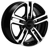 Фото колесного диска Khomen KHW 1602 6.5x16 5*139.7 ET35 DIA98.6 Gray-FP Литой