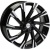 Khomen KHW 1901 7.5x19 5*108 ET36 DIA65.1 Black-FP Литой