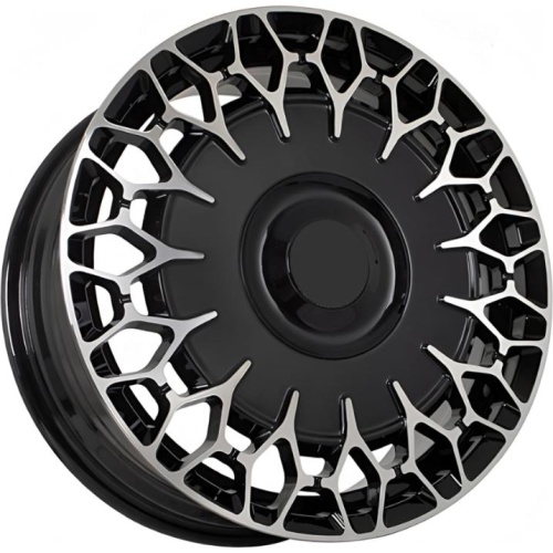 Фото колесного диска FF KF54 7x17 5*100 ET38 DIA73.1 Black Polish Литой