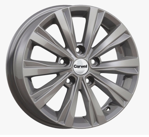 Carwel Амур 6x15 5*114.3 ET46 DIA67.1 BL Литой