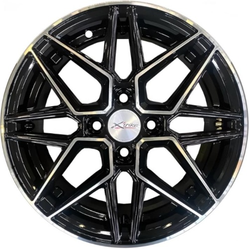 Фото колесного диска X'trike X-148 6x15 4*100 ET46 DIA54.1 BKFP Литой