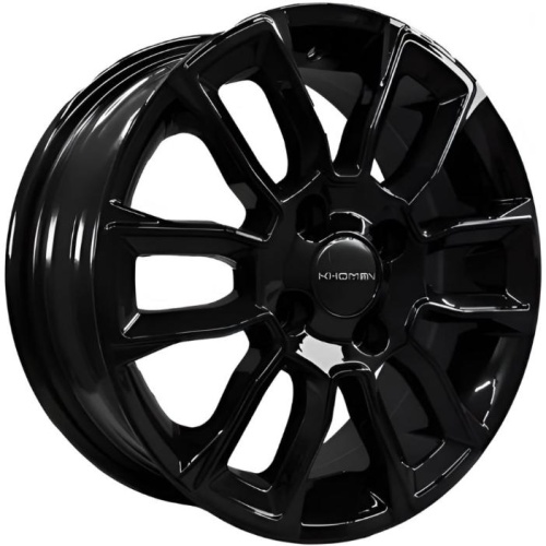 Khomen KHW 1406 5.5x14 4*100 ET45 DIA56.1 Black Литой