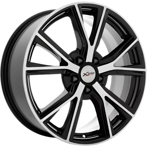 Фото колесного диска X'trike X-122 7.5x18 5*108 ET47 DIA60.1 BKM/FP Литой