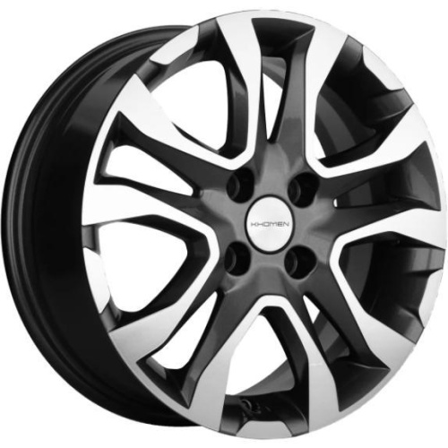 Khomen KHW 1503 6x15 4*100 ET40 DIA60.1 Gray-FP Литой