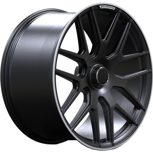 AMG Style G-klass 10x22 5*130 ET26 DIA84.1 Satin Black Lip Кованый