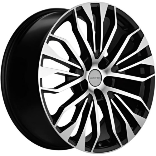 Khomen KHW 2009 8.5x20 5*112 ET30 DIA66.6 Black-FP Литой