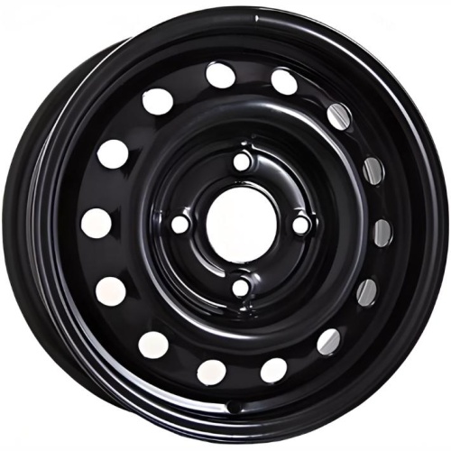Фото колесного диска ТЗСК Huyndai Solaris/Kia Rio 6x15 4*100 ET48 DIA54.1 Black Штампованный