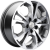 Khomen KHW 1711 6.5x17 5*108 ET43 DIA65.1 Black Литой