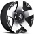 Buffalo BW-775 9x18 5*127 ET0 DIA87.1 Black machined with dark tint Литой