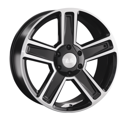 LS 1296 8x18 6*114.3 ET30 DIA67.1 BKF Литой
