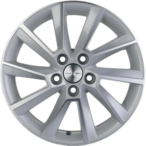 Фото колесного диска Khomen KHW 1507 6x15 5*100 ET40 DIA57.1 Silver-FP Литой