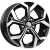 K&K KC878 6.5x16 5*108 ET50 DIA63.3 Алмаз черный Литой