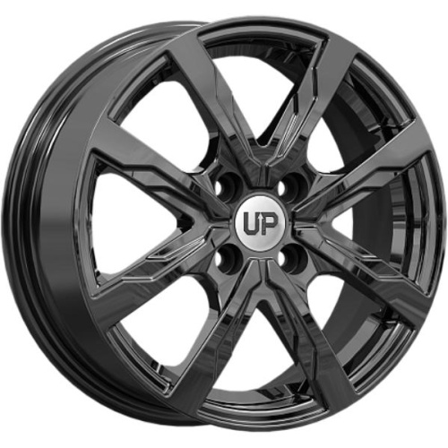 Фото колесного диска WUP UP122 6x15 4*100 ET37 DIA60.1 New Black Литой