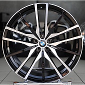 BMW NEW 742M 11x22 5*112 ET28 DIA66.6 Gloss Black Face Кованый