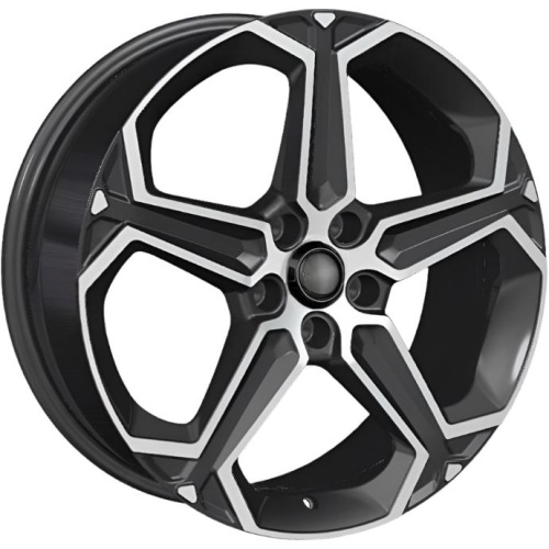 Khomen KHW 1909 7.5x19 5*108 ET47 DIA60.1 Black-FP Литой