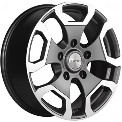 Khomen KHW 1725 6.5x17 5*139.7 ET40 DIA98.6 Gray-FP Литой