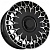 Фото колесного диска FF KF54 7x17 4*100 ET28 DIA73.1 Black Polish Литой