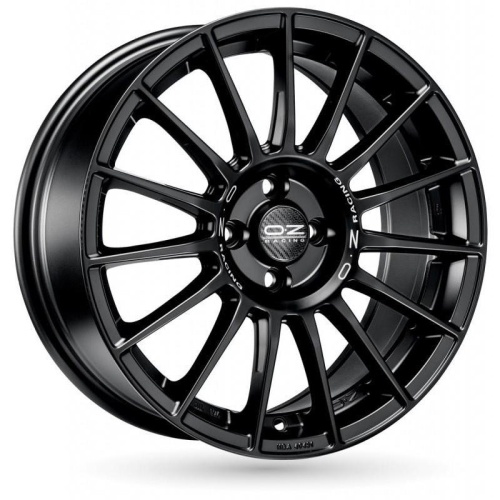 Фото колесного диска OZ Superturismo LM 8.5x19 5*112 ET30 DIA75.1 Matt Black Silver Lettering Литой