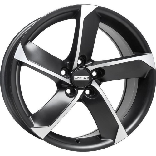 Fondmetal 7900 7.5x17 5*112 ET48 DIA57.1 Matt Black Polished Литой
