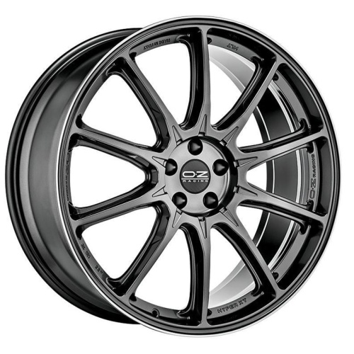 Фото колесного диска OZ Hyper GT HLT 10x20 5*112 ET33 DIA66.6 Star Graphite Diamond Lip Литой