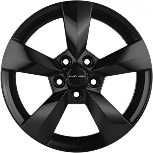 Khomen KHW 1504 6x15 5*100 ET43 DIA57.1 Black Литой
