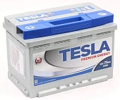 Фото аккумулятора АКБ TESLA PREMIUM Asia 6СТ-75  D26