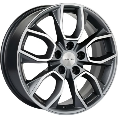 Khomen KHW 1713 7x17 5*114.3 ET48 DIA67.1 Gray-FP Литой