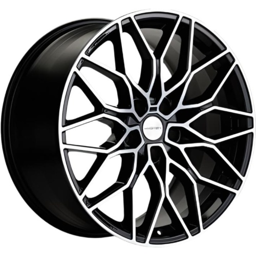 Фото колесного диска Khomen KHW 1902 8.5x19 5*112 ET38 DIA66.6 Black-FP Литой