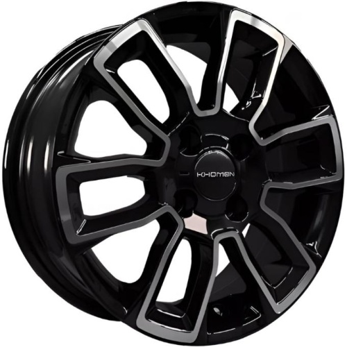 Khomen KHW 1406 5.5x15 4*98 ET35 DIA58.6 Black-FP Литой