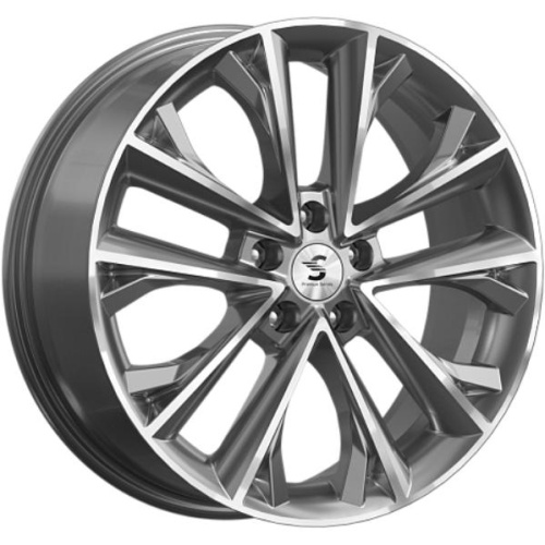 Скад КР012 7x18 5*108 ET47 DIA60.1 Diamond gloss graphite Литой