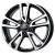 Фото колесного диска Alutec Tormenta 8x18 5*112 ET40 DIA66.6 Diamond Black Front Polished Литой