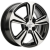 Khomen KHW 1502 6x15 4*100 ET50 DIA60.1 Black-FP Литой
