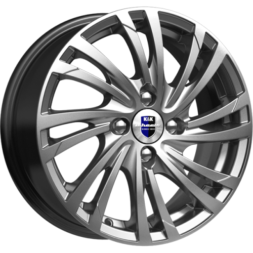 K&K Мейола 6x15 4*100 ET46 DIA54.1 Дарк платинум Литой