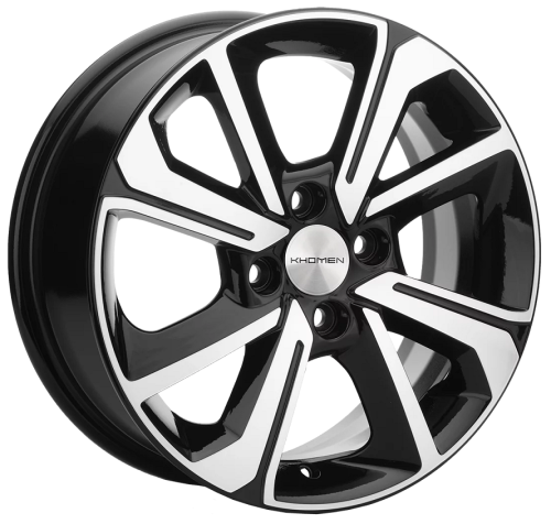 Khomen KHW 1501 6x15 4*100 ET46 DIA54.1 Black Литой