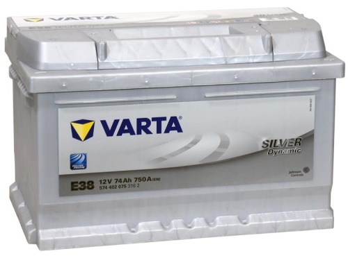 Фото аккумулятора АКБ VARTA Silver Dynamic 6СТ-74 Е38