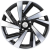 Khomen KHW 1801 7.5x18 5*114.3 ET38 DIA67.1 Black-FP Литой