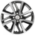 Khomen KHW 1609 6x16 4*100 ET47 DIA56.6 Black-FP Литой