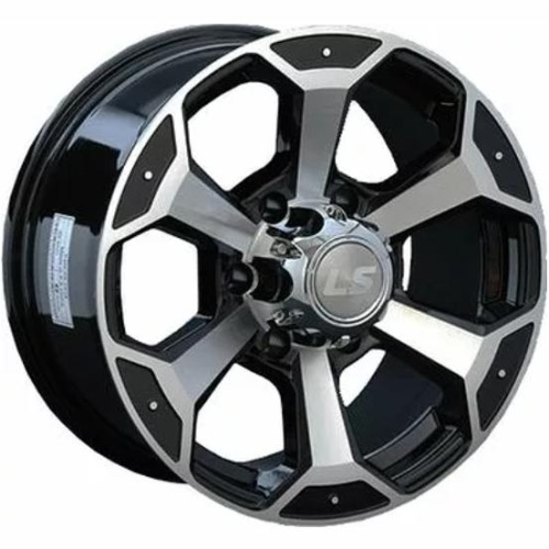 Фото колесного диска LS 187 7.5x18 6*139.7 ET42 DIA92.5 BKF Литой