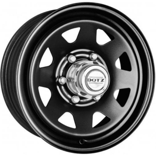 Фото колесного диска Dotz Dakar 7x16 5*114.3 ET36 DIA66.1 Black Штампованный