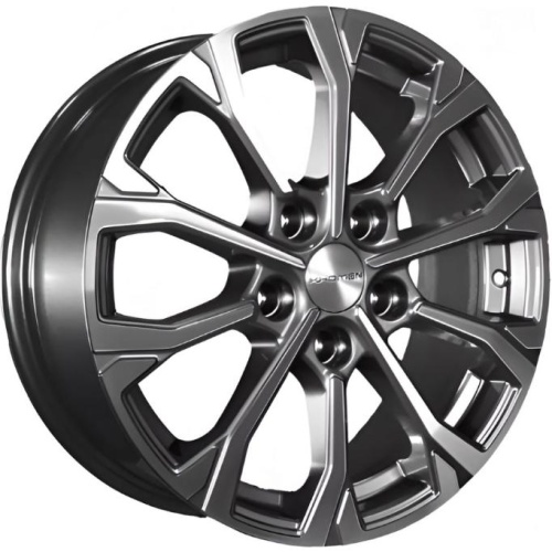 Фото колесного диска Khomen KHW 1605 6.5x16 5*114.3 ET45 DIA67.1 Gray-FP Литой