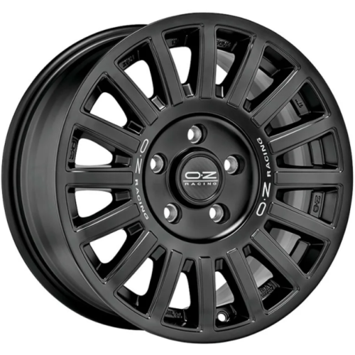 Фото колесного диска OZ Rally Raid 8.5x18 5*127 ET0 DIA71.6 Matt Black Silver Lettering Литой