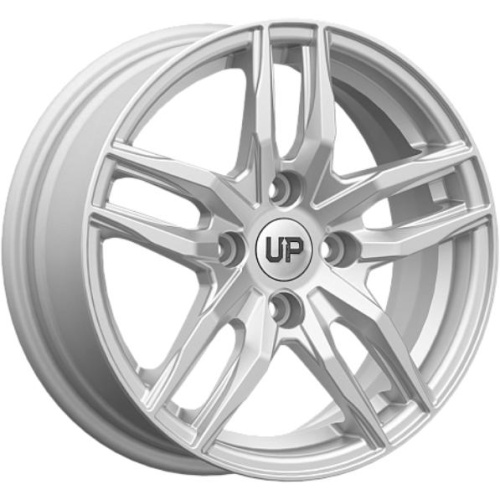 Фото колесного диска WUP UP125 6x15 4*100 ET30 DIA67.1 Silver Classic Литой