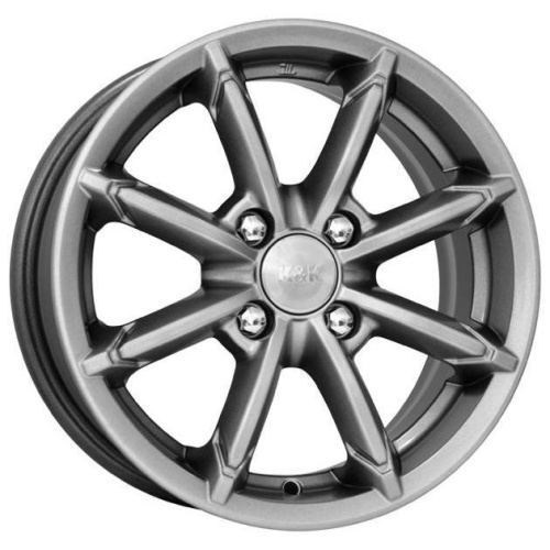 Фото колесного диска K&K Sportline 6x14 4*100 ET40 DIA67.1 Блэк платинум Литой